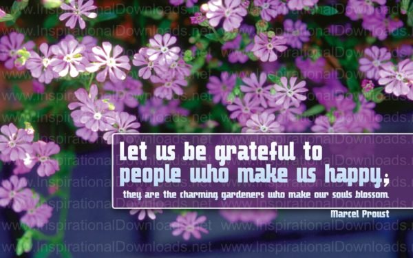 Charming Gardeners Inspirational Wallpaper by Marcel Proust